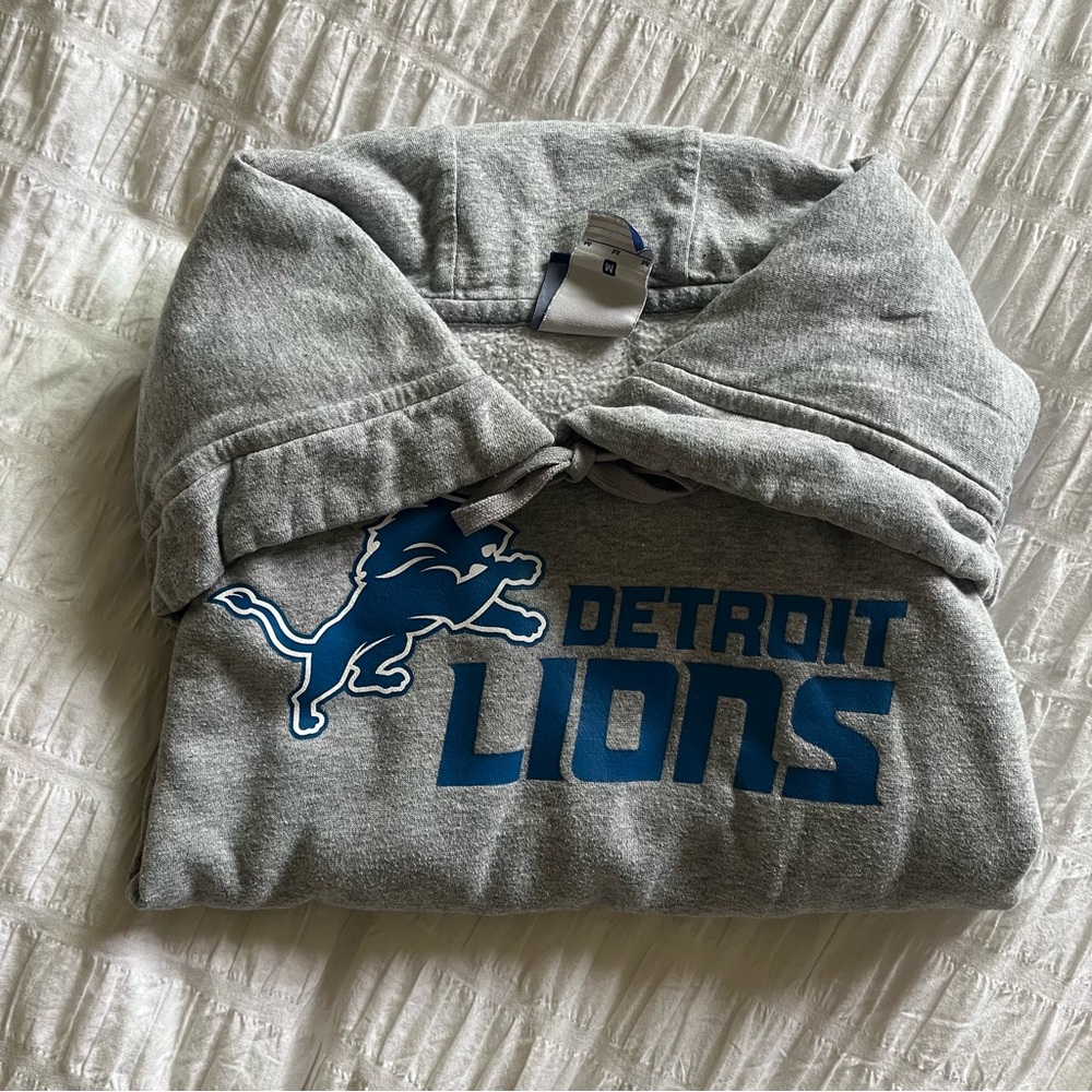 Nike Detroit Lions Gray Hoodie